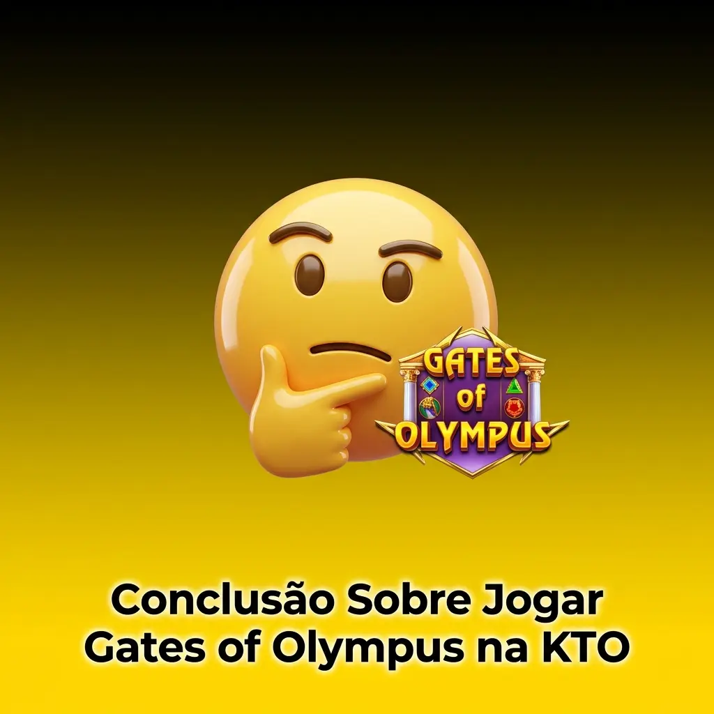 Conclusão sobre jogar Gates of Olympus na KTO com bônus, Pix e suporte em português no Brasil