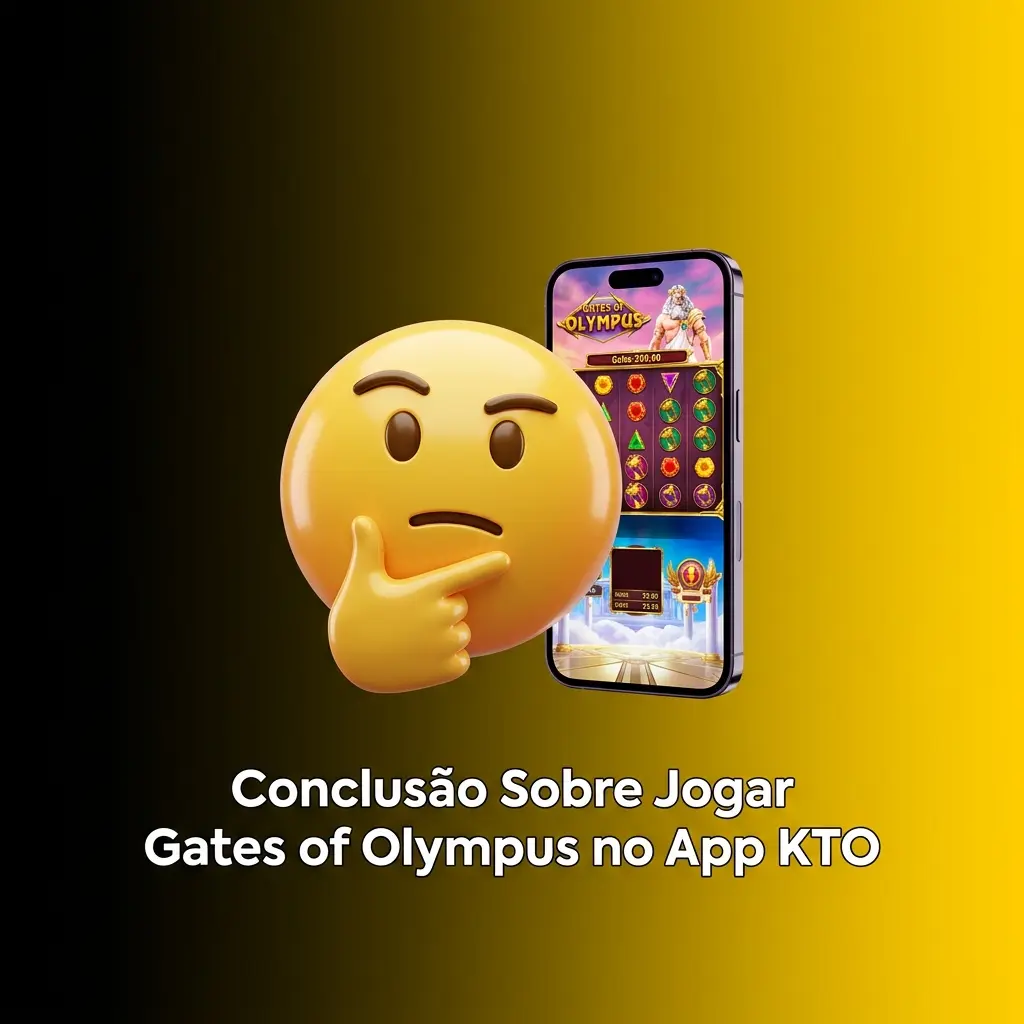 Conclusão sobre jogar Gates of Olympus no app KTO com bônus de 200 BRL e RTP de 96,50%