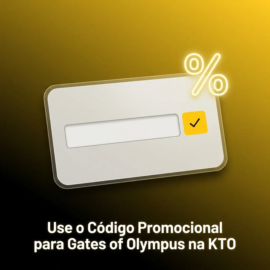 Código promocional para Gates of Olympus na KTO com vantagens extras no cadastro ou seção de promoções do app